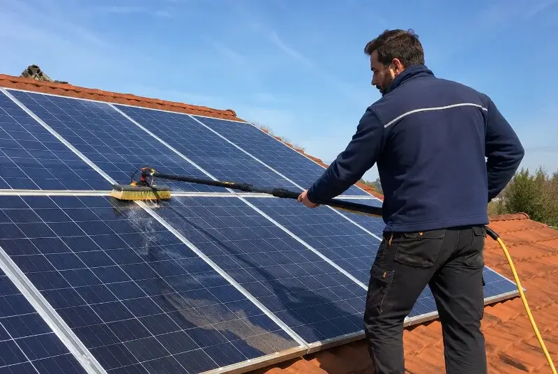 Nettoyage et entretien de panneaux solaires à Doissin